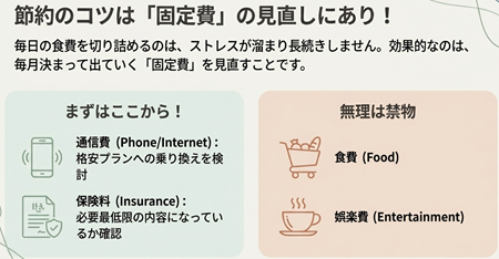 個人再生と節約