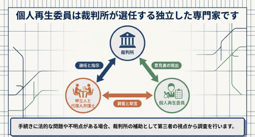 個人再生委員は裁判所が選任する独立した専門家