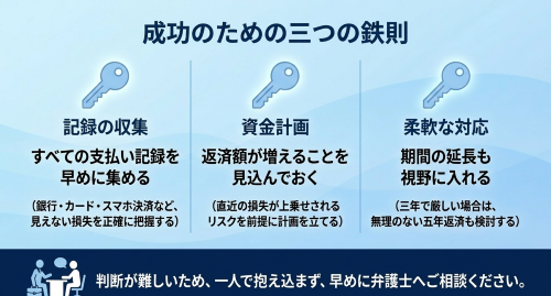 ギャンブル歴 個人再生 成功のポイント
