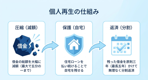 個人再生の仕組み 住宅ローン特則